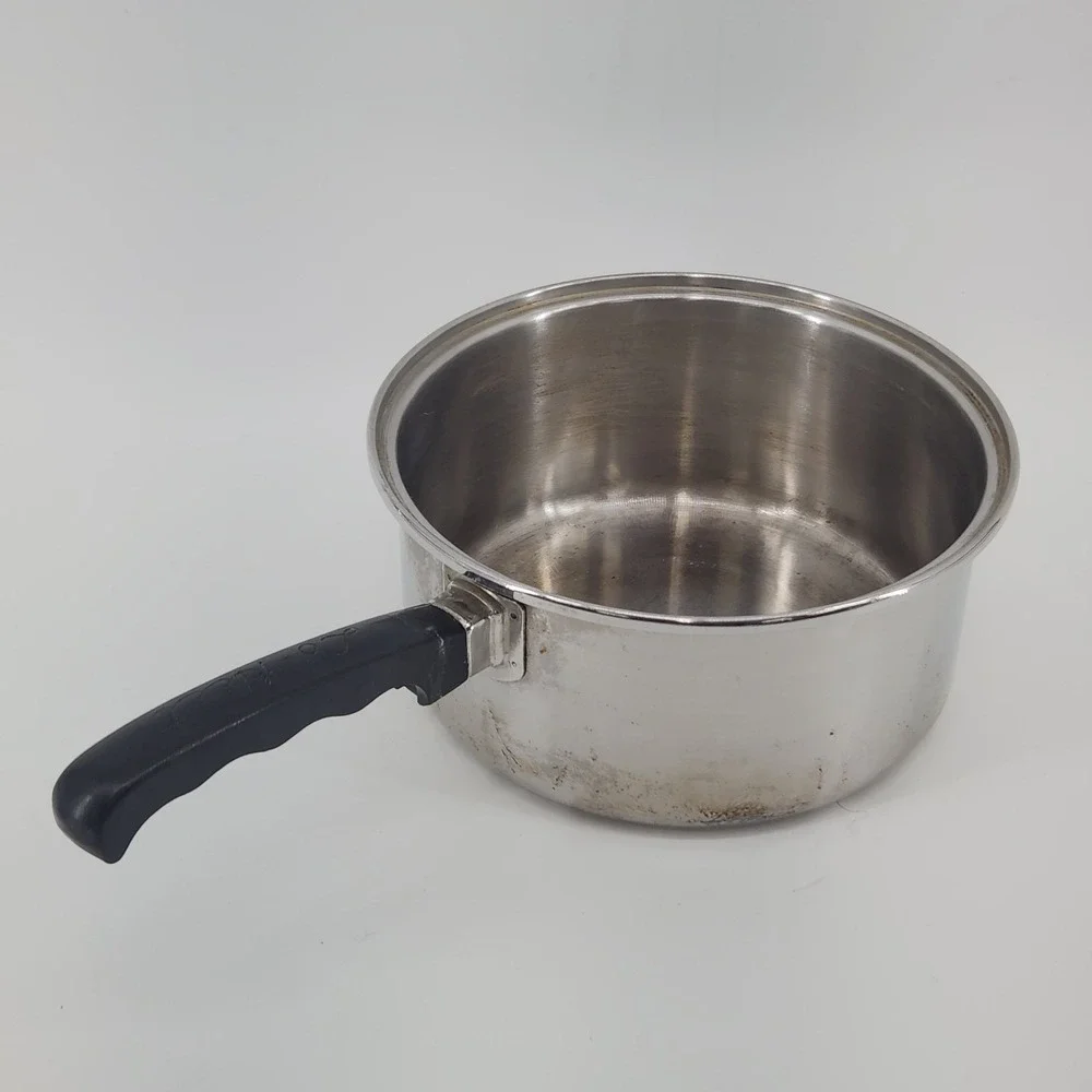 Vintage Vollrath Lo-Heet Stainless Steel 3 Quart Saucepan 8 Inch USA